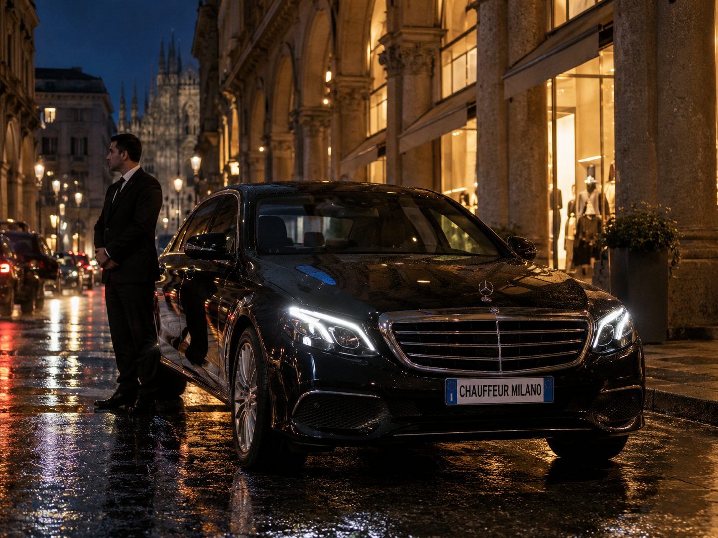 Business-Limousine — Mercedes-Benz E-Klasse oder vergleichbar