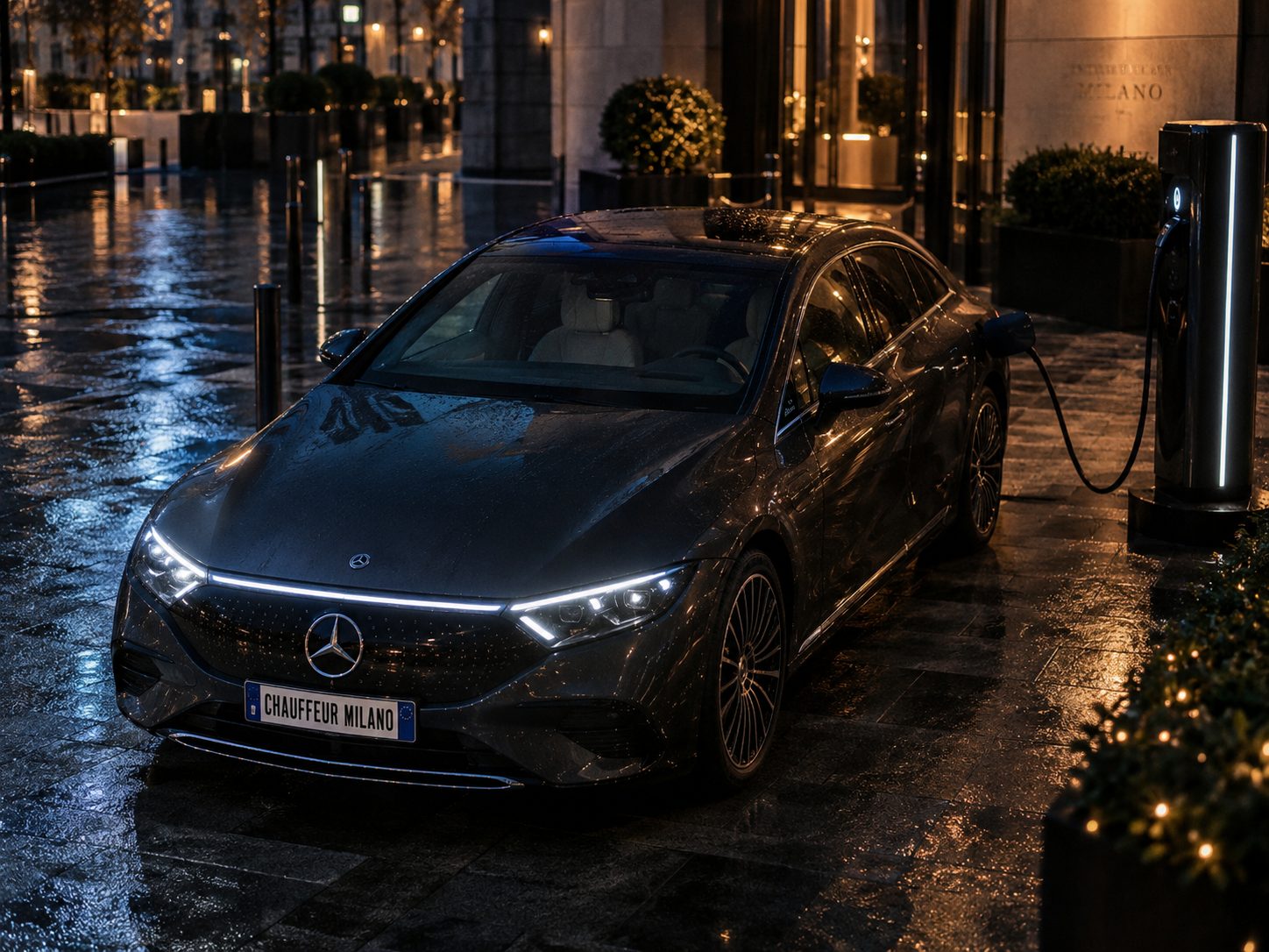 Elektrisch — Mercedes-Benz EQS oder vergleichbar