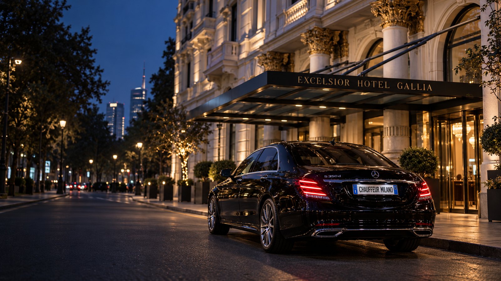 Transfer Excelsior Hotel Gallia ⇄ Aeroporto Linate: prezzi fissi e auto con conducente